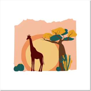 Wildlife- Giraffe Posters and Art